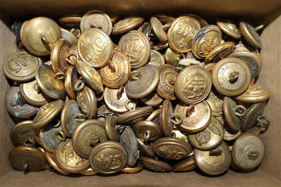 142 Old Military Buttons